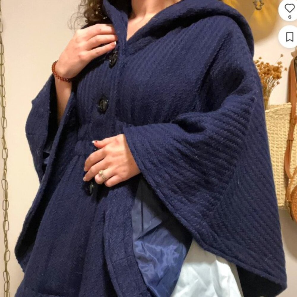 Steve Madden Hooded Poncho